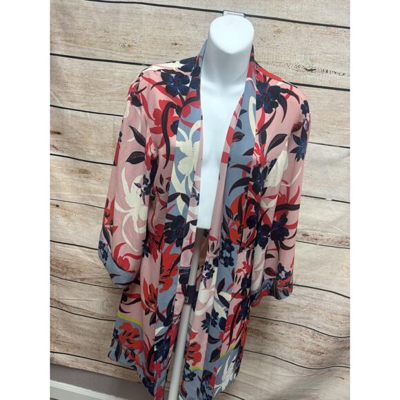 Cabi Cardigan Duster Womens Size Small XS Long Sleeve Floral Career Boho - Picture 8 of 11